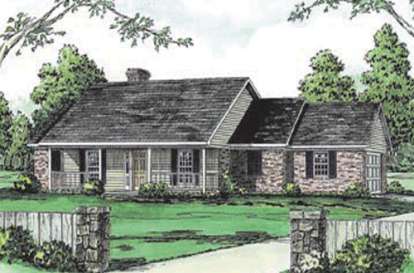 Country House Plan #9035-00070 Elevation Photo