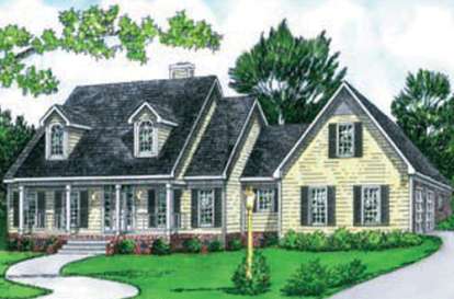 Southern House Plan #9035-00072 Elevation Photo