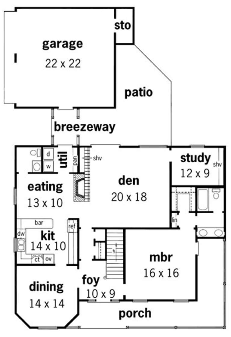 House Plan House Plan #15315 Drawing 1