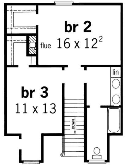 Floorplan 2 for House Plan #9035-00075