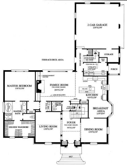 Floorplan 1 for House Plan #7922-00211