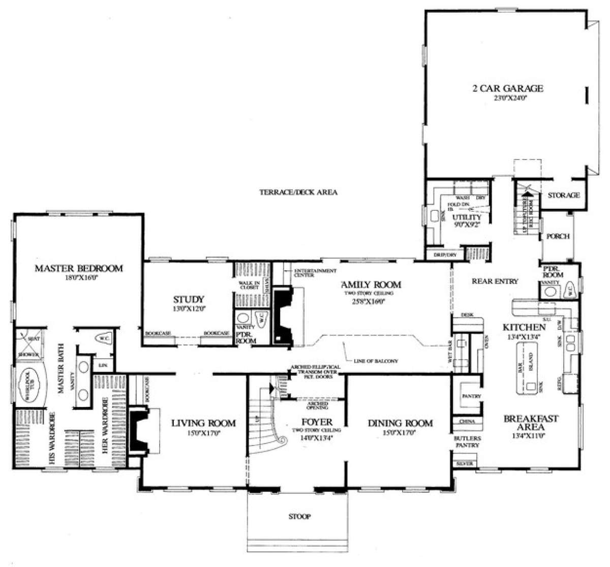 Floorplan 1 for House Plan #7922-00212