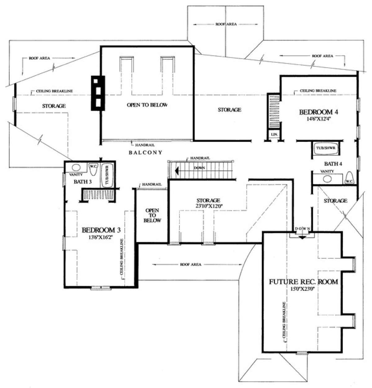 Floorplan 2 for House Plan #7922-00213