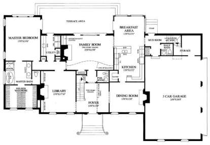 Floorplan 1 for House Plan #7922-00214