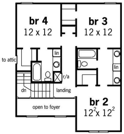 Floorplan 2 for House Plan #9035-00077