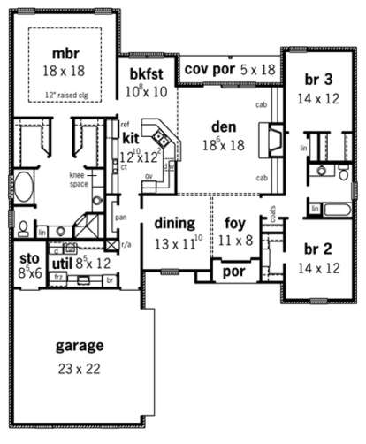Floorplan1 for House Plan #9035-00084