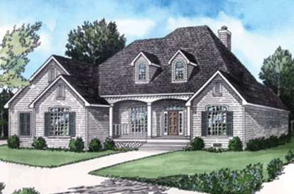 Southern House Plan #9035-00087 Elevation Photo