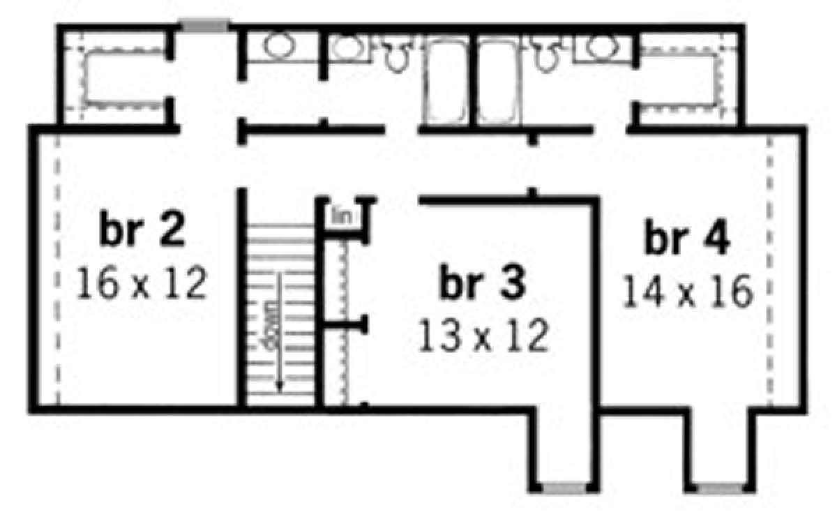 Floorplan 2 for House Plan #9035-00090
