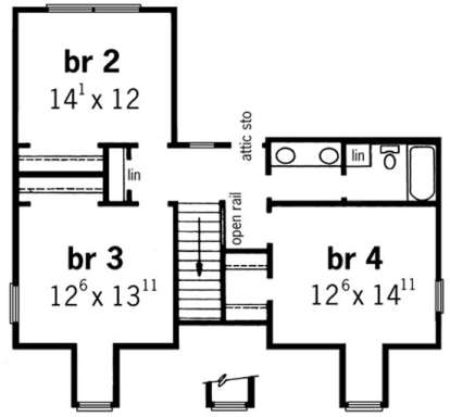 Floorplan 2 for House Plan #9035-00092