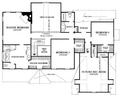 Floorplan 2 for House Plan #7922-00215