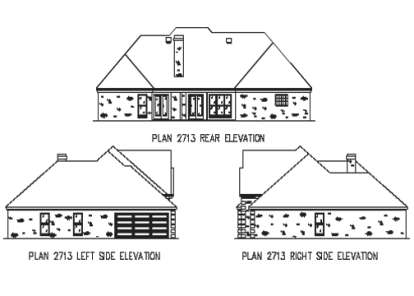 European House Plan #9035-00106 Elevation Photo