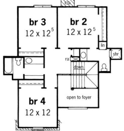 Floorplan 2 for House Plan #9035-00110