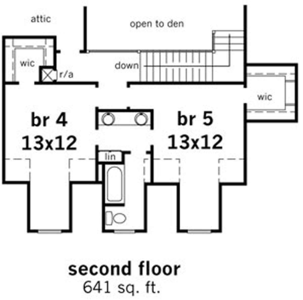Floorplan 2 for House Plan #9035-00111