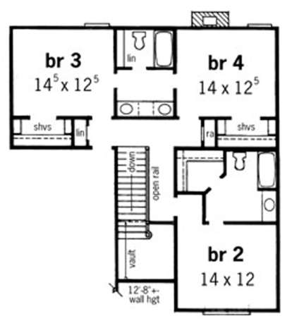 Floorplan 2 for House Plan #9035-00115