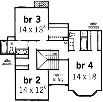 Floorplan 2 for House Plan #9035-00117