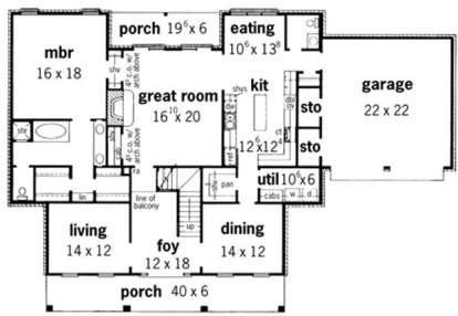 House Plan House Plan #15366 Drawing 1