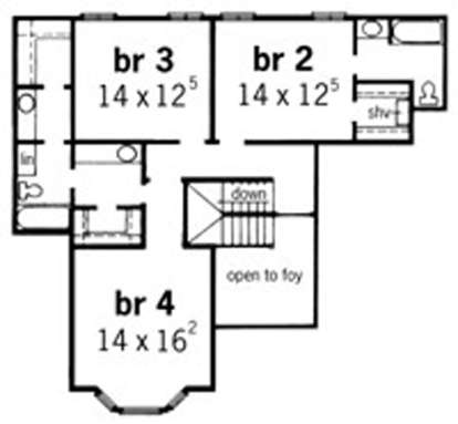 Floorplan 2 for House Plan #9035-00120