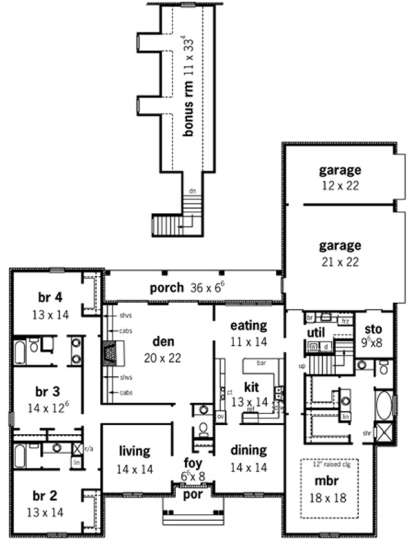 House Plan House Plan #15370 Drawing 1