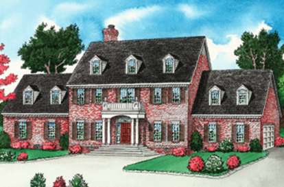 4 Bed, 3 Bath, 3192 Square Foot House Plan - #9035-00123