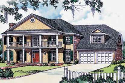Country House Plan #9035-00124 Elevation Photo