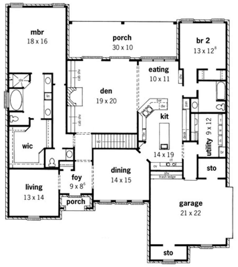 House Plan House Plan #15373 Drawing 1