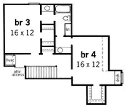 Floorplan 2 for House Plan #9035-00125