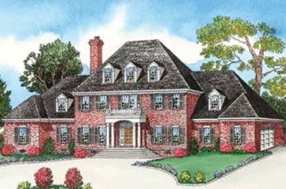 Colonial House Plan #9035-00126 Elevation Photo