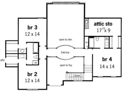 Floorplan 2 for House Plan #9035-00130
