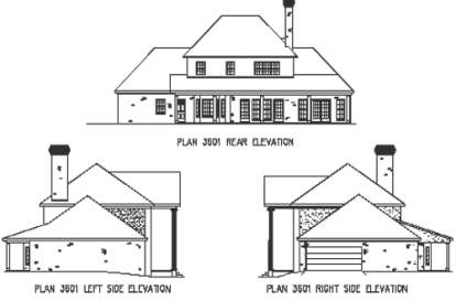 Luxury House Plan #9035-00131 Elevation Photo