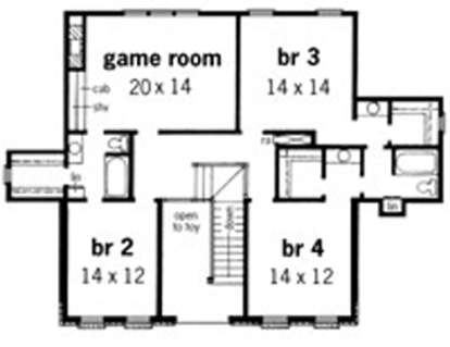Floorplan 2 for House Plan #9035-00131
