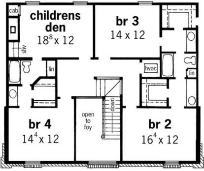 Floorplan 2 for House Plan #9035-00132
