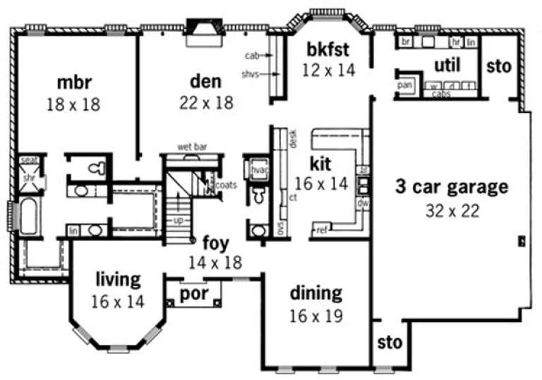 House Plan House Plan #15381 Drawing 1