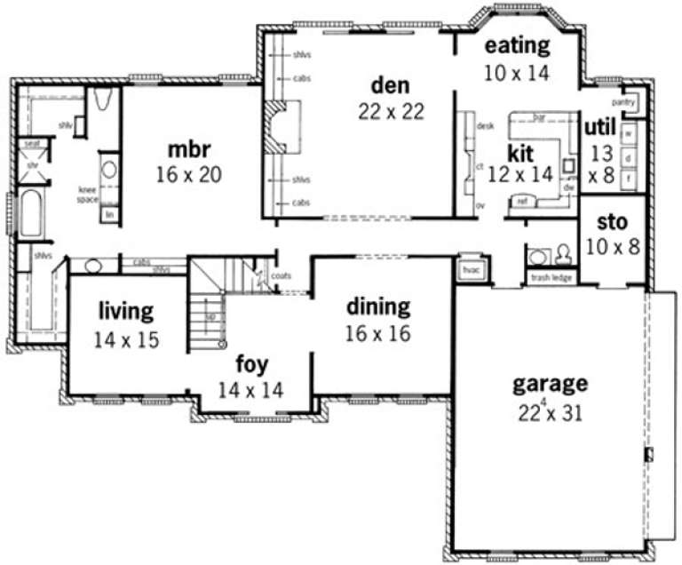 House Plan House Plan #15382 Drawing 1