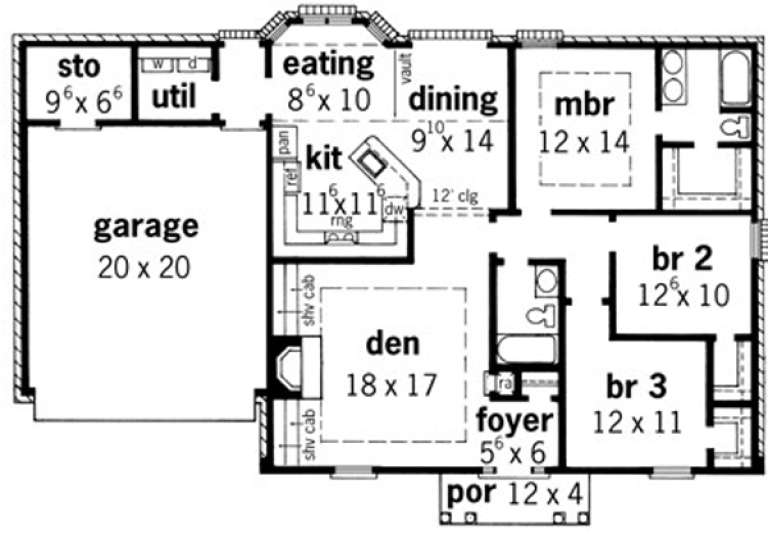 House Plan House Plan #15384 Drawing 1