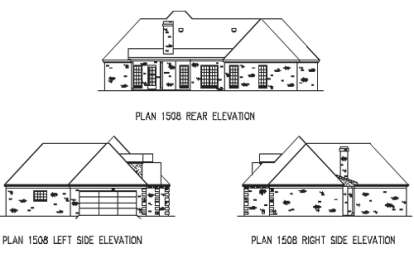 European House Plan #9035-00137 Elevation Photo