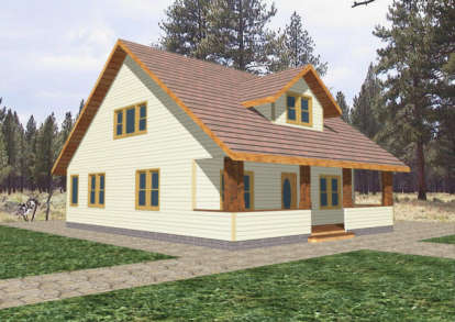 Bungalow House Plan #039-00248 Elevation Photo