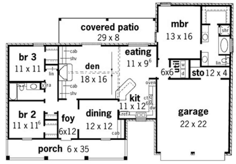 House Plan House Plan #15390 Drawing 1