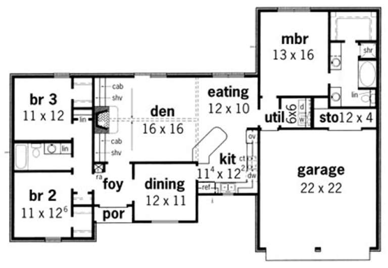 House Plan House Plan #15392 Drawing 1