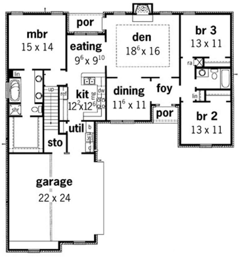House Plan House Plan #15395 Drawing 1