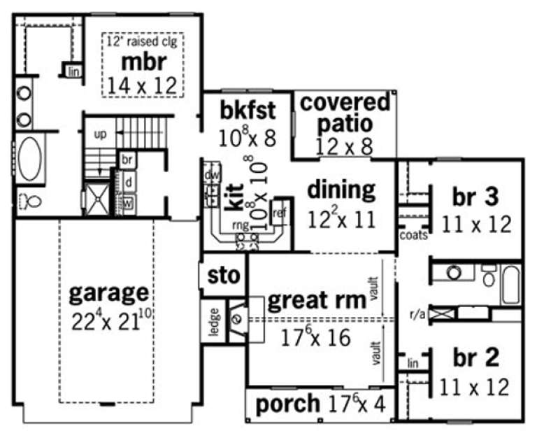 House Plan House Plan #15398 Drawing 1