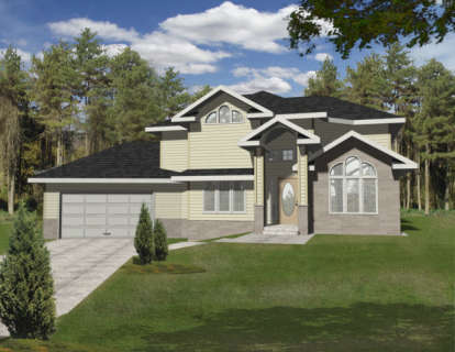 Traditional House Plan #039-00249 Elevation Photo
