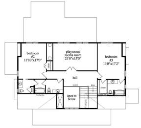 Floorplan 2 for House Plan #957-00055