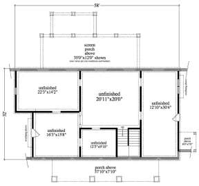 Basement for House Plan #957-00055