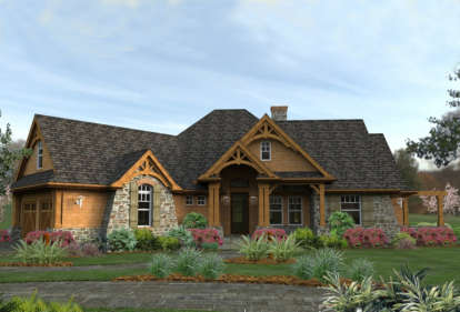 House Plan House Plan #15403 Front Elevation