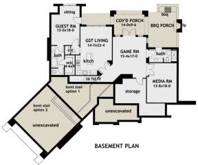 Basement for House Plan #9401-00001
