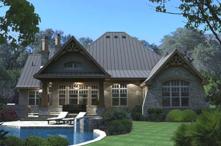 Mountain House Plan #9401-00002 Elevation Photo