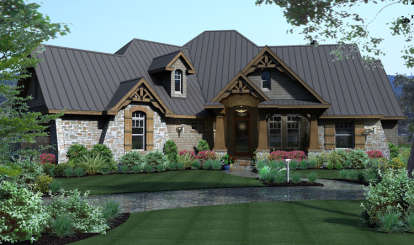 House Plan House Plan #15404 Front Elevation