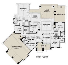 Main Floor for House Plan #9401-00002