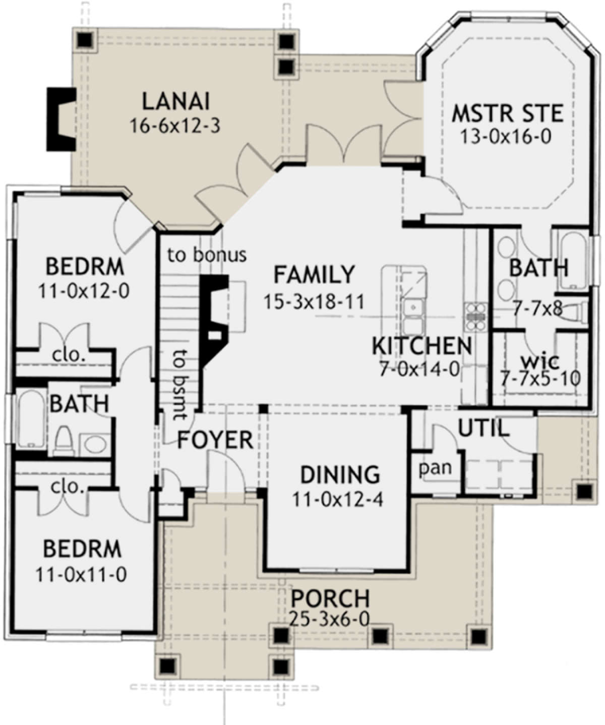Main Floor for House Plan #9401-00003