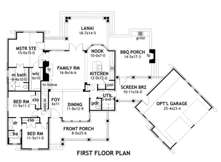 House Plan House Plan #15406 Drawing 1